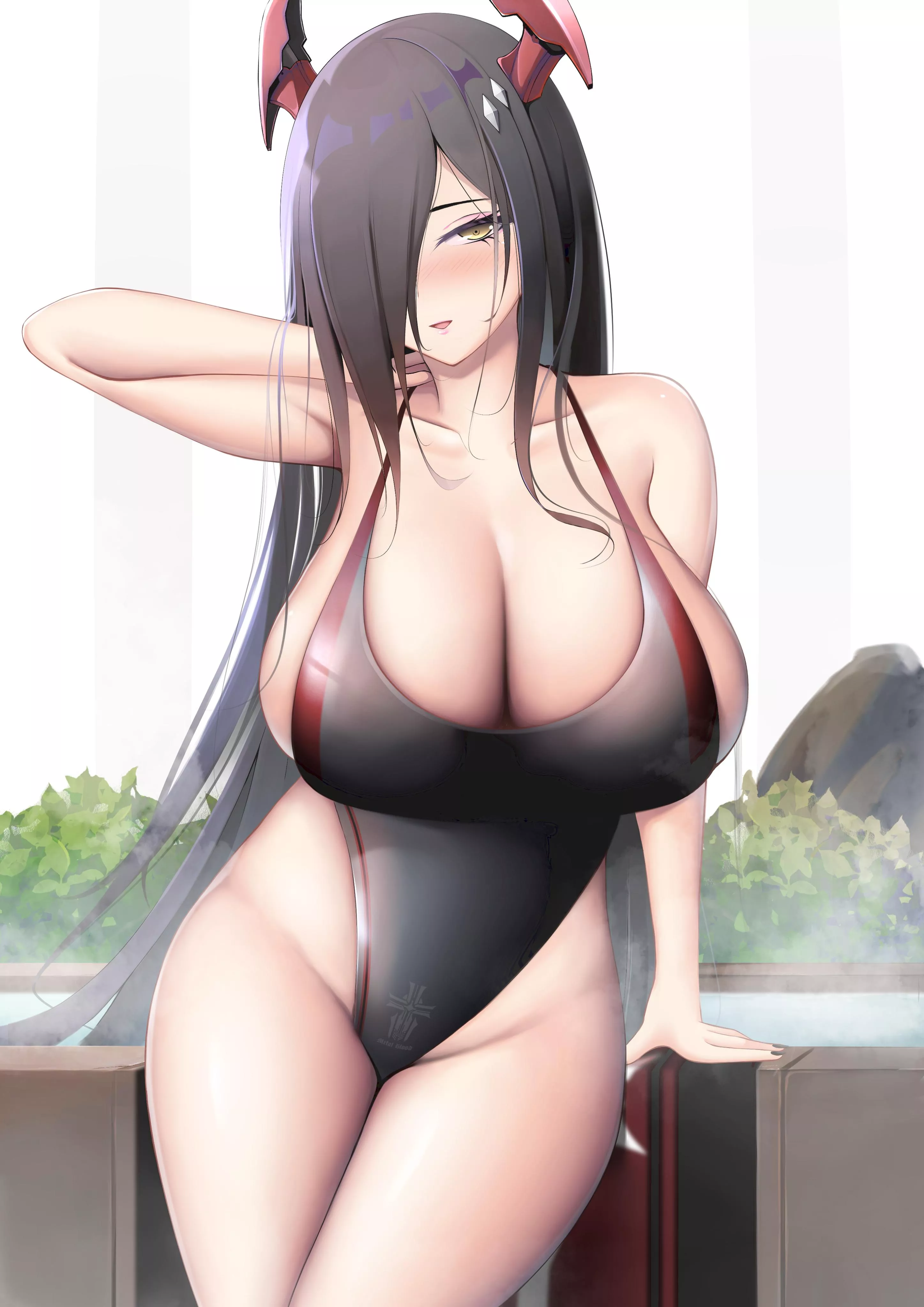 Swimsuit Friedrich Der Grosse (D.J) [Azur Lane] posted by sequence_string