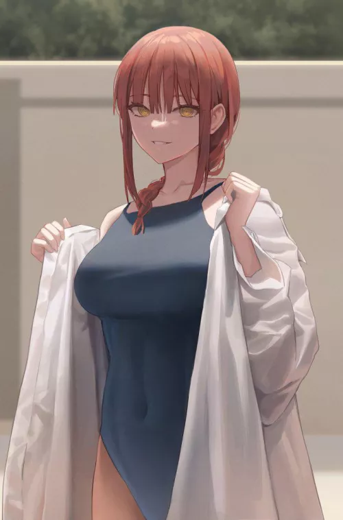 Swimsuit Makima by SecretMystogan