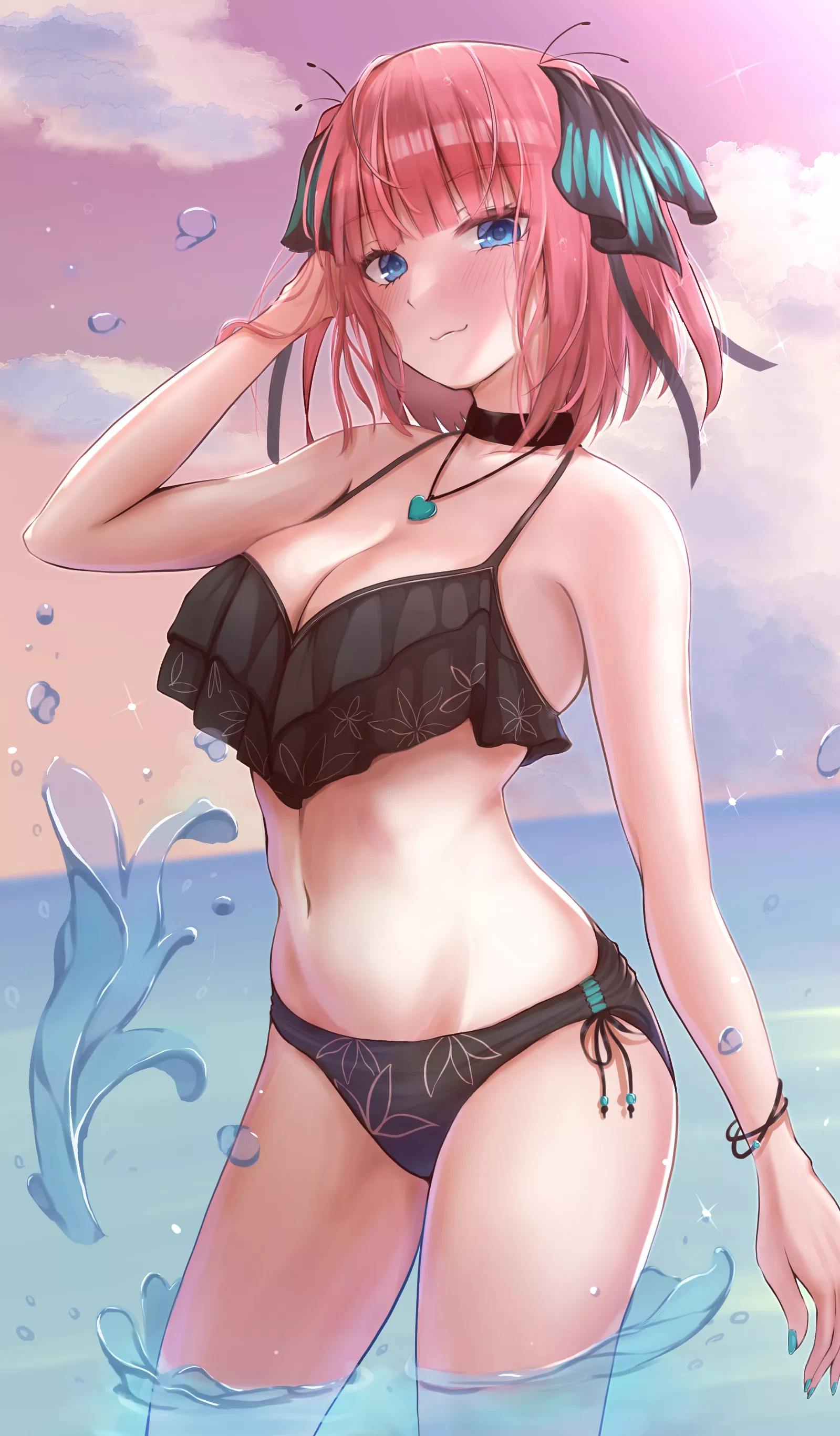 Swimsuit Nino [The Quintessential Quintuplets] posted by xSaviour_N