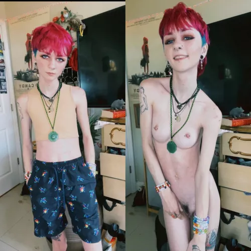 swimsuit or birthday suit? by babyyzee_