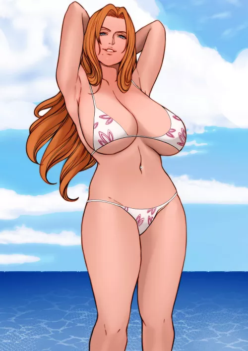 Swimsuit Rangiku (jnsdh) by Massive_legend12345