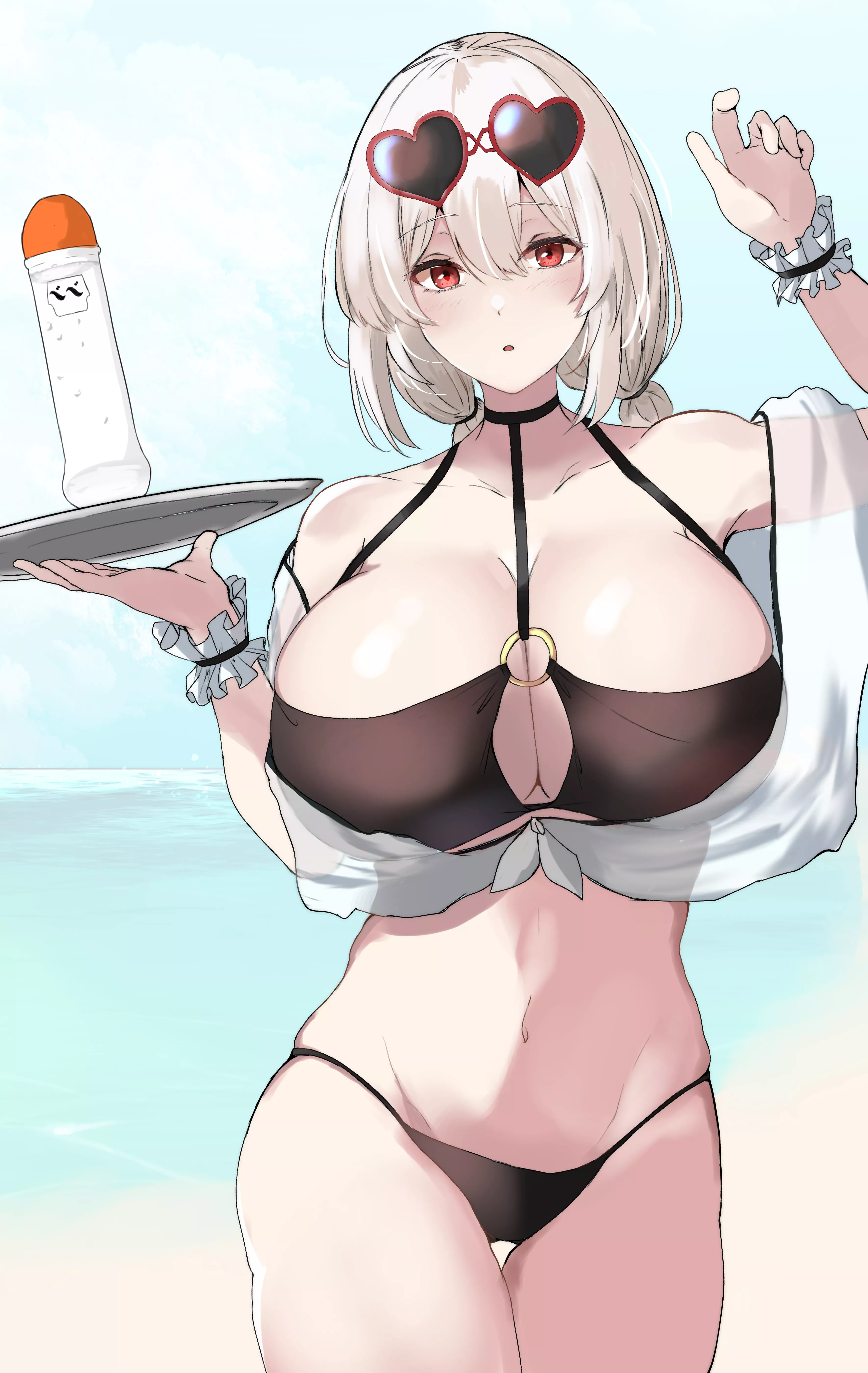 Swimsuit Sirius Bringing Lotion (Negi Seijin) [Azur Lane] posted by sequence_string