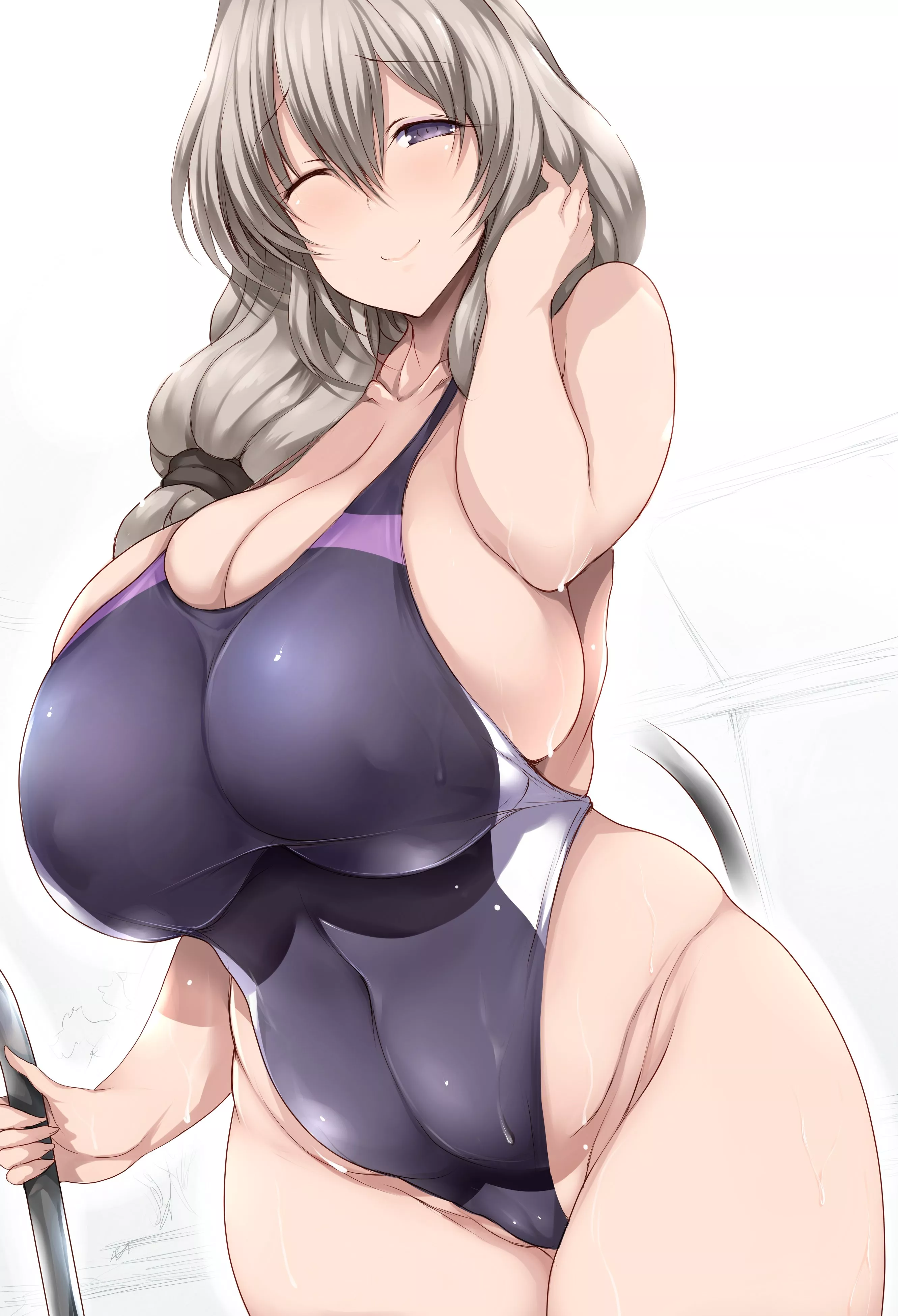 Swimsuit Tsuki Lewd Body (Tsukasawa Takamatsu ) [Uzaki-chan Wants to Hang Out! ] posted by sequence_string