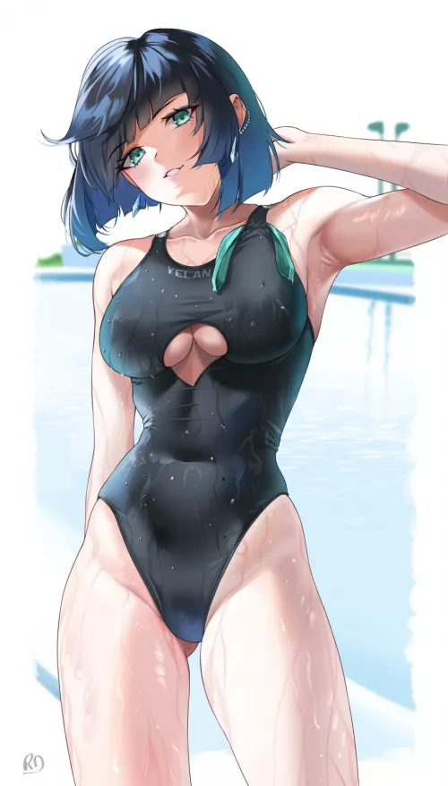 Swimsuit Yelan [Genshin Impact] by xSaviour_N