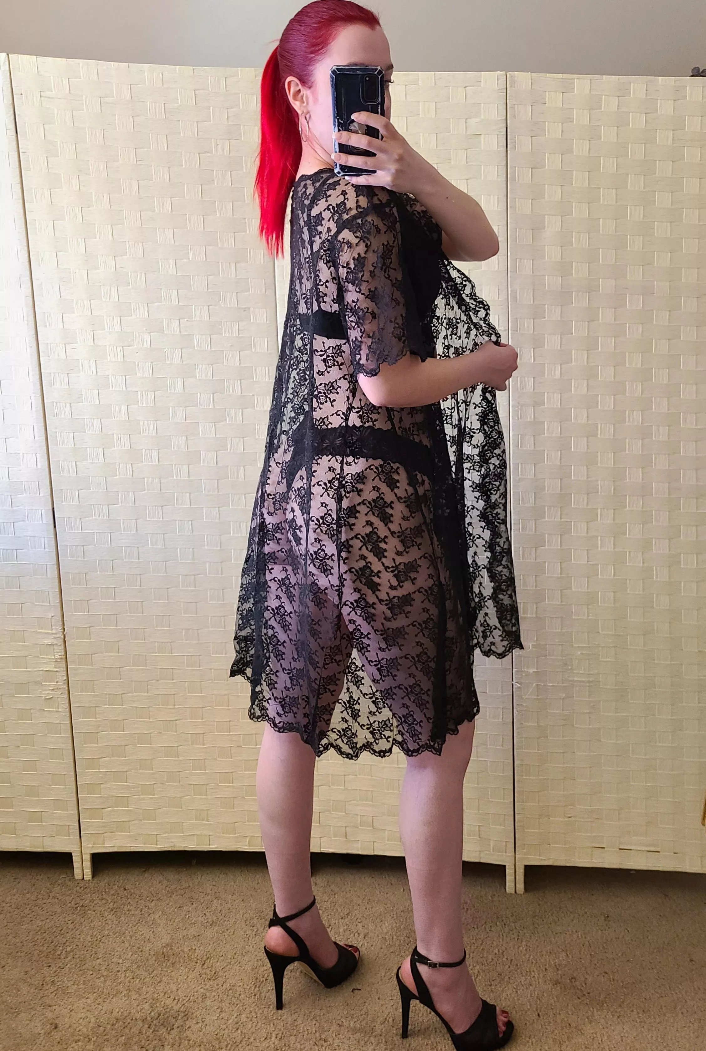 SWIPE-> Vintage Chevette lingerie robe I found thrifting posted by hipsgirl