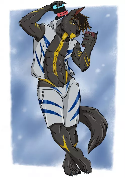 👾Switch Gamer? (OC - ME) by TheFurryFursona