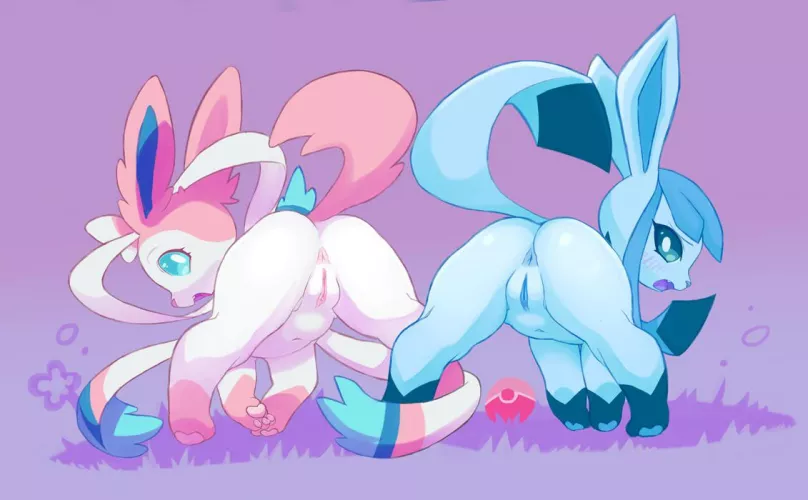 Sylveon/Glaceon (Otsu) by Top_Entry_6305