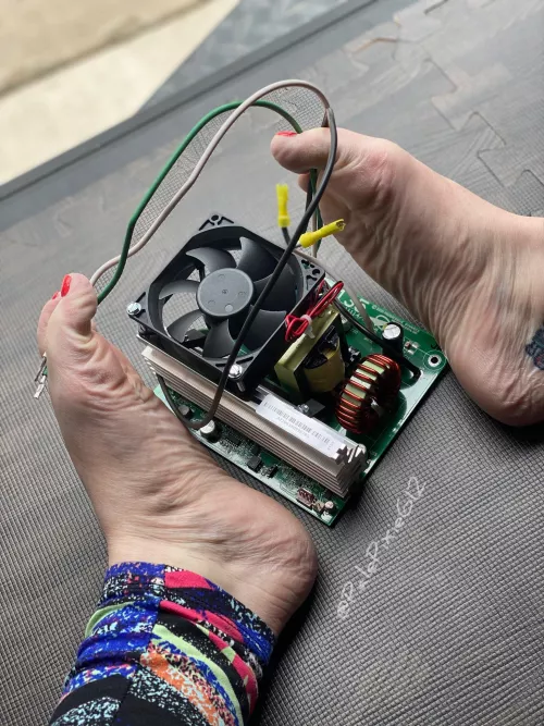 Tackling some projects today - rub my feet when I’m done? by PalePixie612