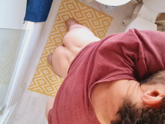 Take a wfh lunch break, come feel me up in the bathroom by jwgrjf