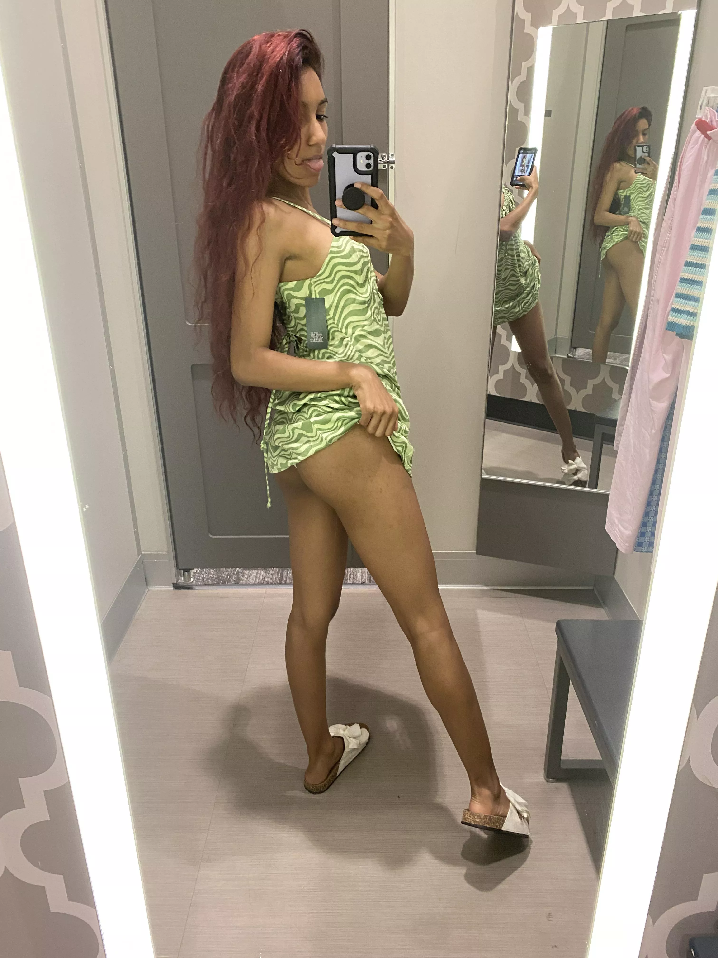 Take me shopping and I’ll let you watch me trying everything on 🥰 posted by Content-Bluebird7513