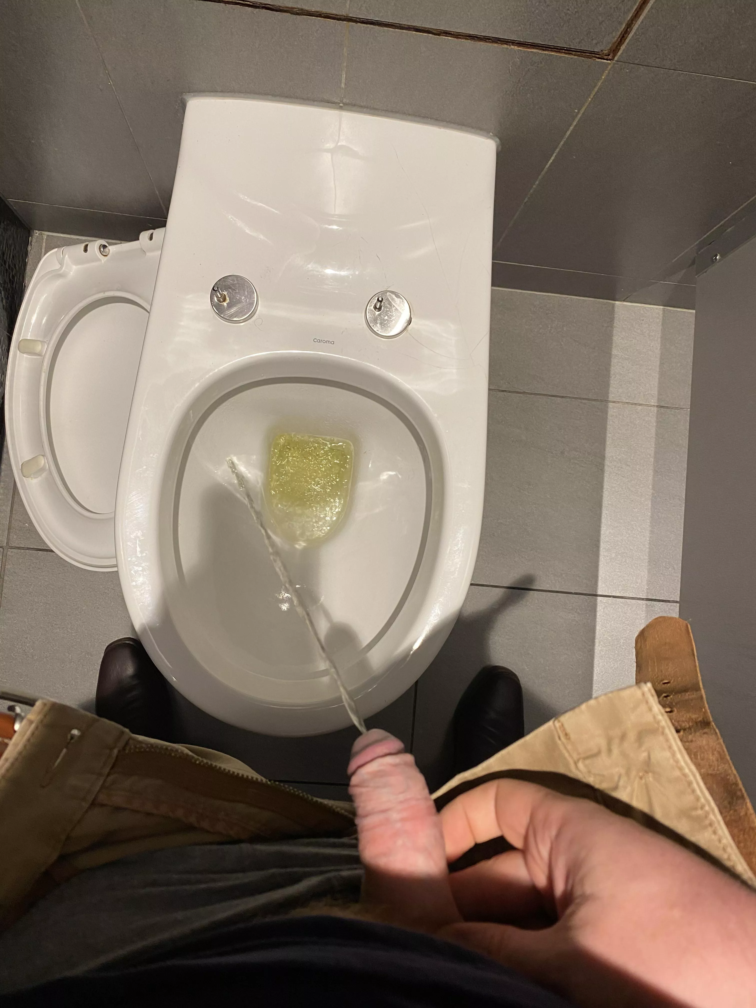 Taking a piss at the pub and getting signals from the next cubicle🙊 posted by Ancient-District7182