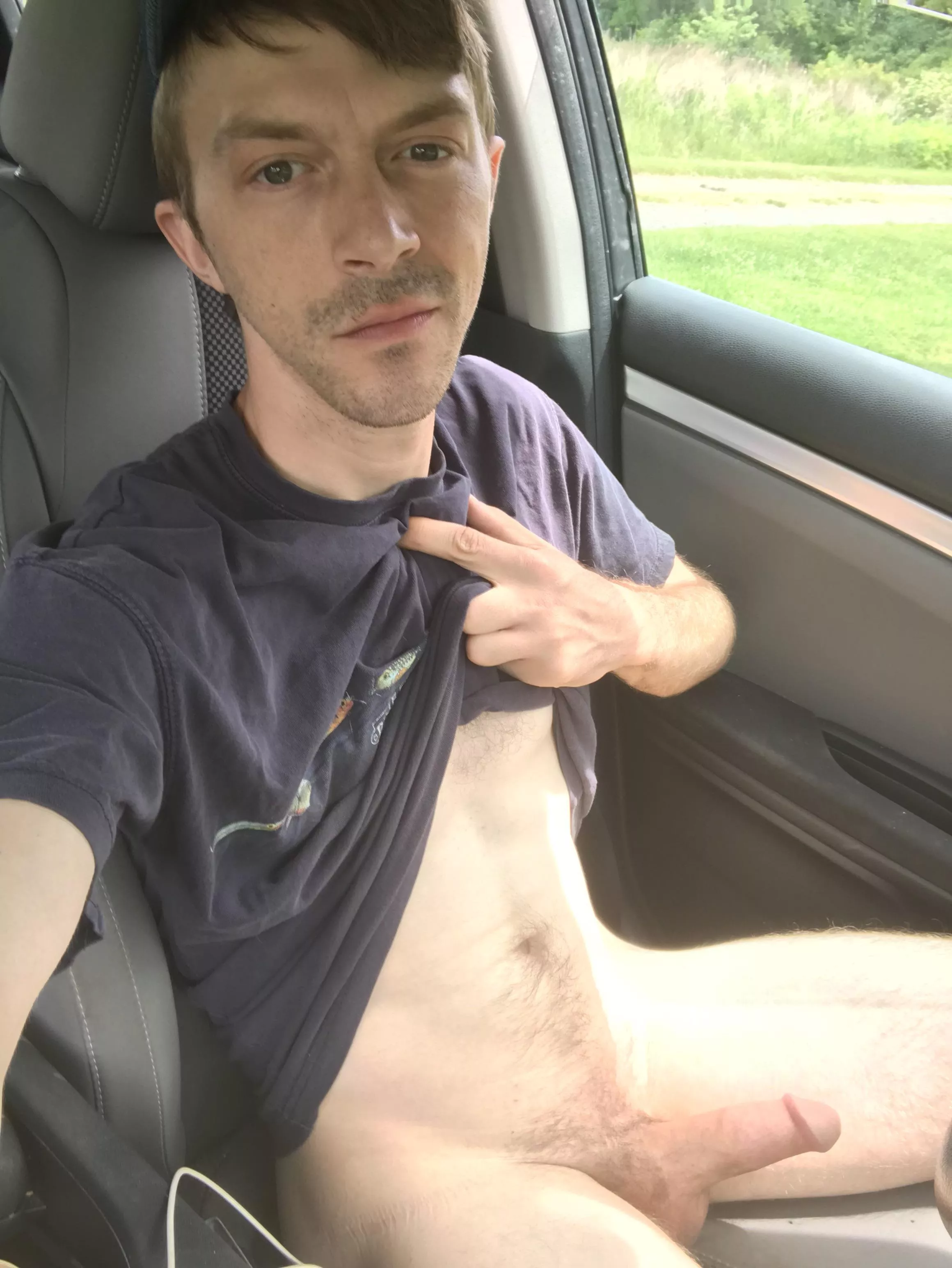 Taking my little cock out in the car… pms welcome posted by IntrovertedStonerGuy