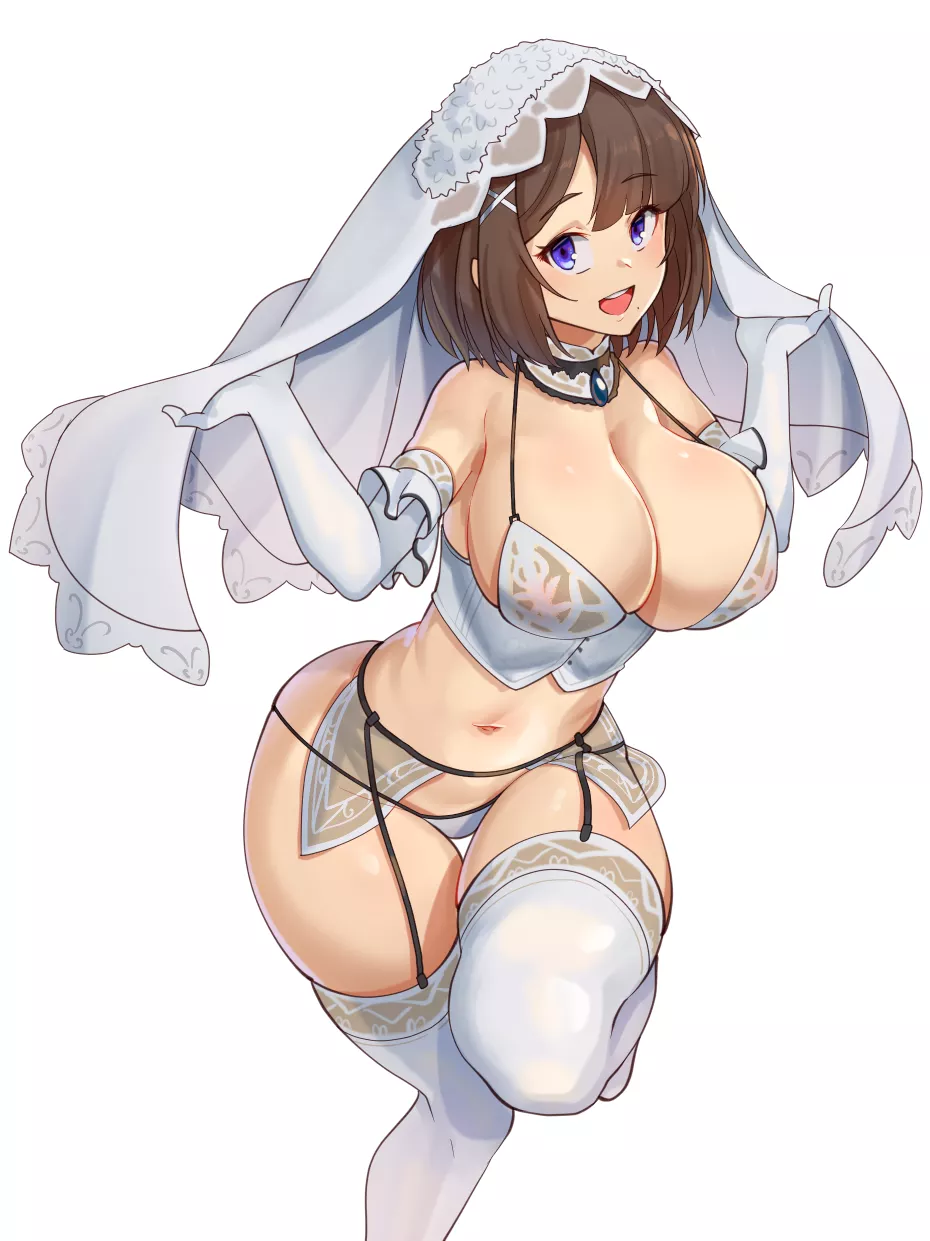 Talon Feather Happy Bridal Lingerie ( Ajidot) [Last Origin] posted by sequence_string
