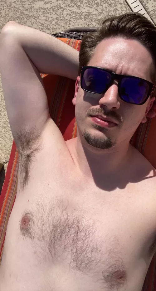 Tanning and showing off the pits. by MetroDetroitM27