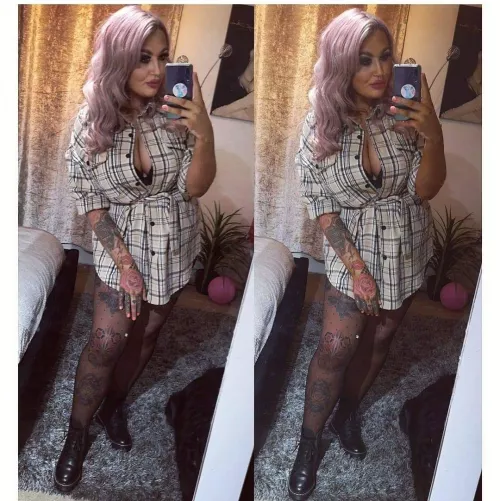 Tats, tits and pink hair by 77651234