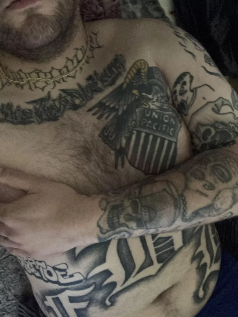 tattooed and chubby. by Consistent_Custard56