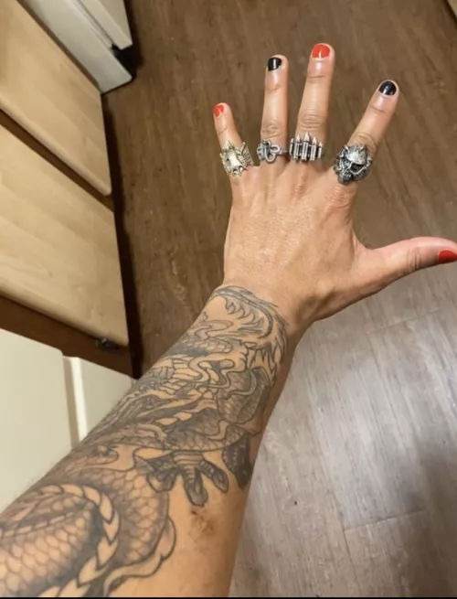 Tattooed forearm by Dependent_Spread580