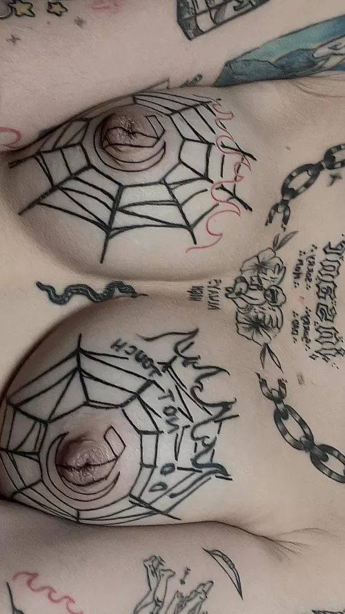 tattooed tits:) by VennusSativa