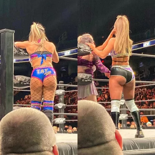 Tay Conti & Anna Jay AEW by WrestlingFan_69