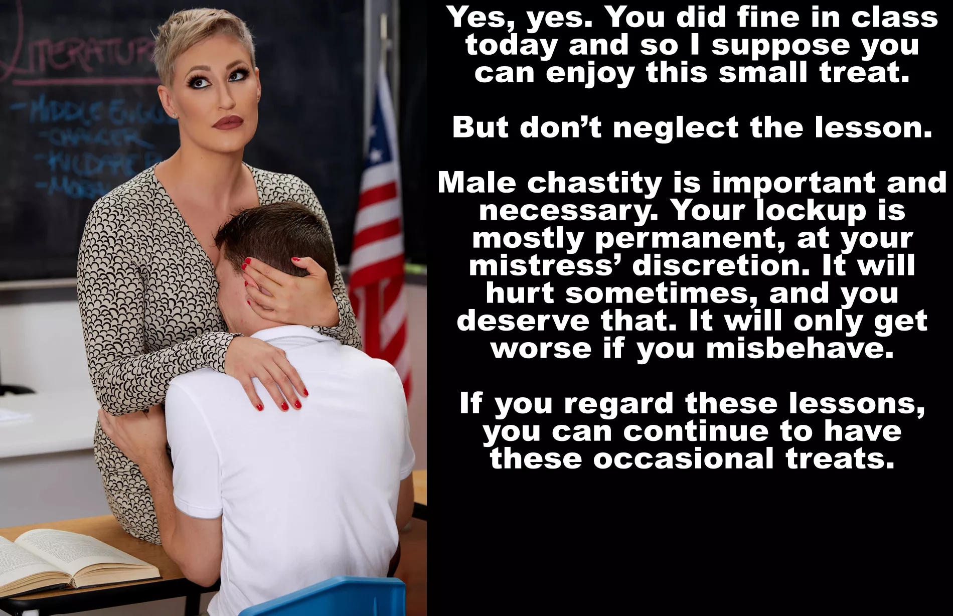 Teacher's pet, sort of posted by BreakMeNowPlease