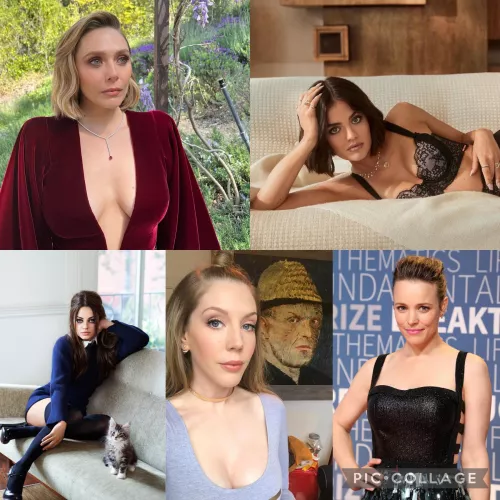 Tease and torment me as I’m desperate to cum for Liz Olsen, Lucy Hale, Mila Kunis, Katherine Ryan and Rachel McAdams! by GGMU_Pogba