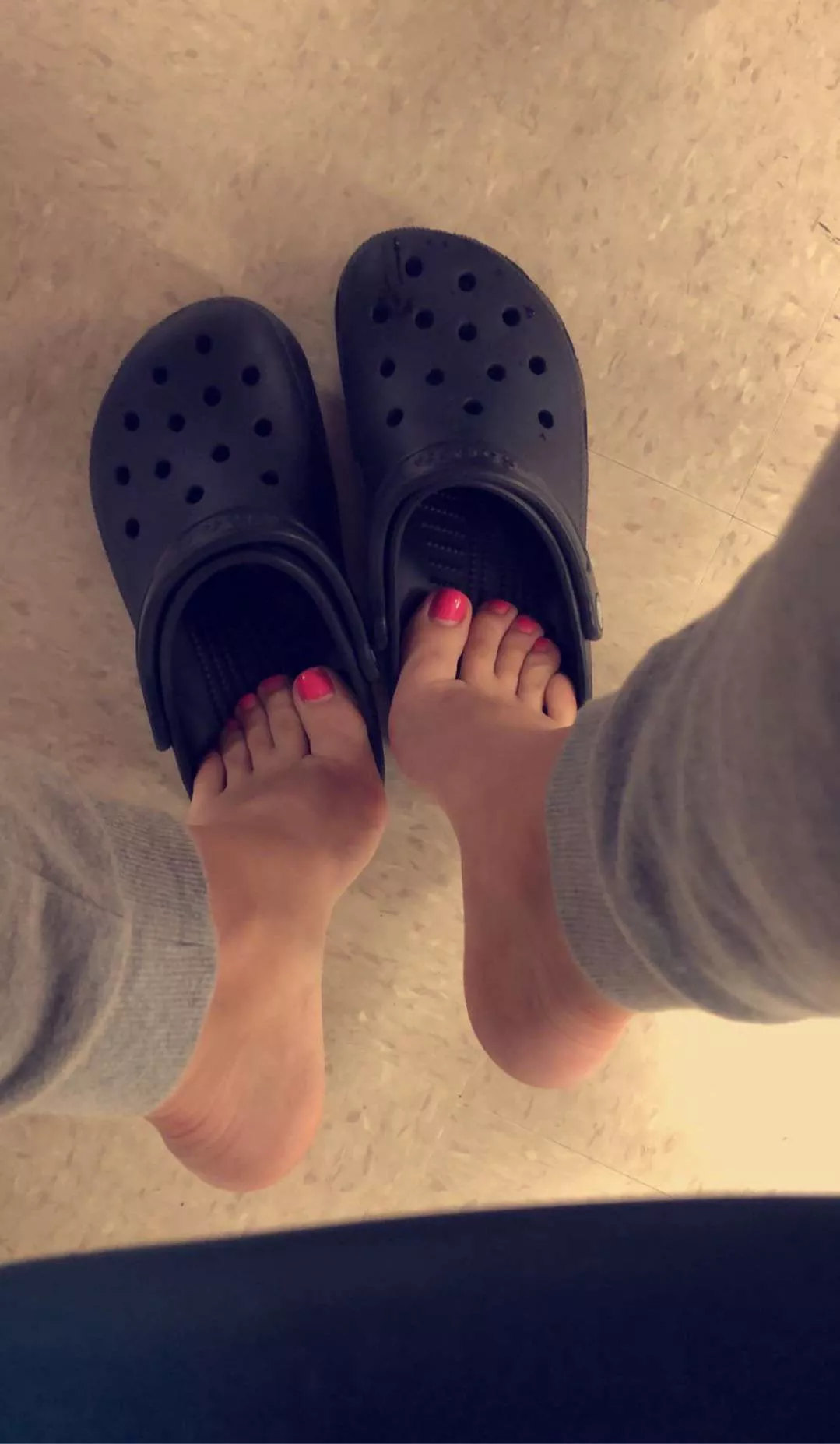 teasing men w my feet in public is one of my favorite things to do 😋 posted by HeavensKnockers