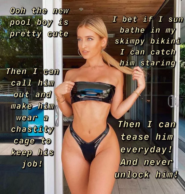 Teasing the pool boy posted by lightfuseandrun