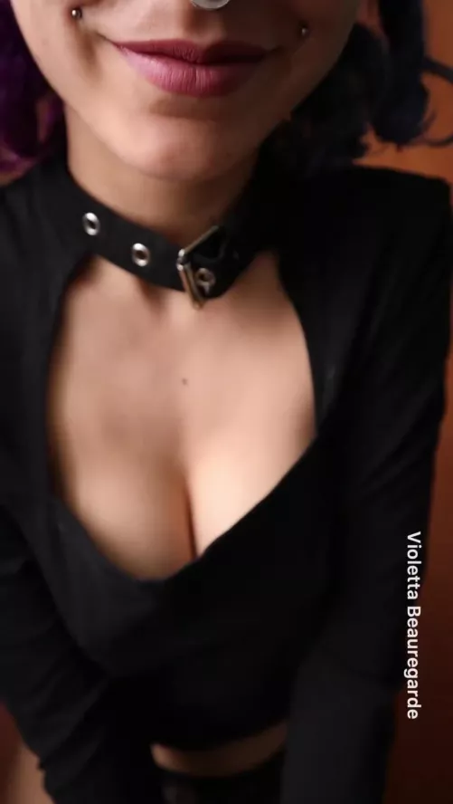 tee and collar all in one :) by violetta_beauregarde