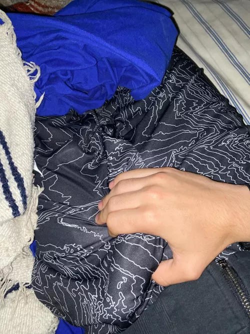 Teen bulge through the shorts by Hershey34429