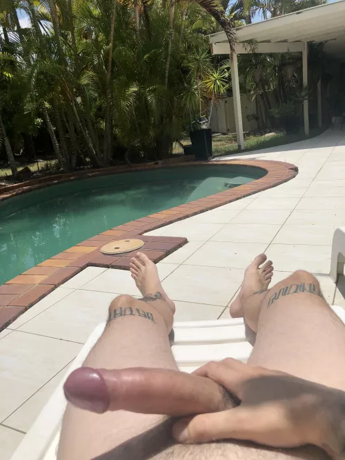 Teen by the pool by xdoomsayersx