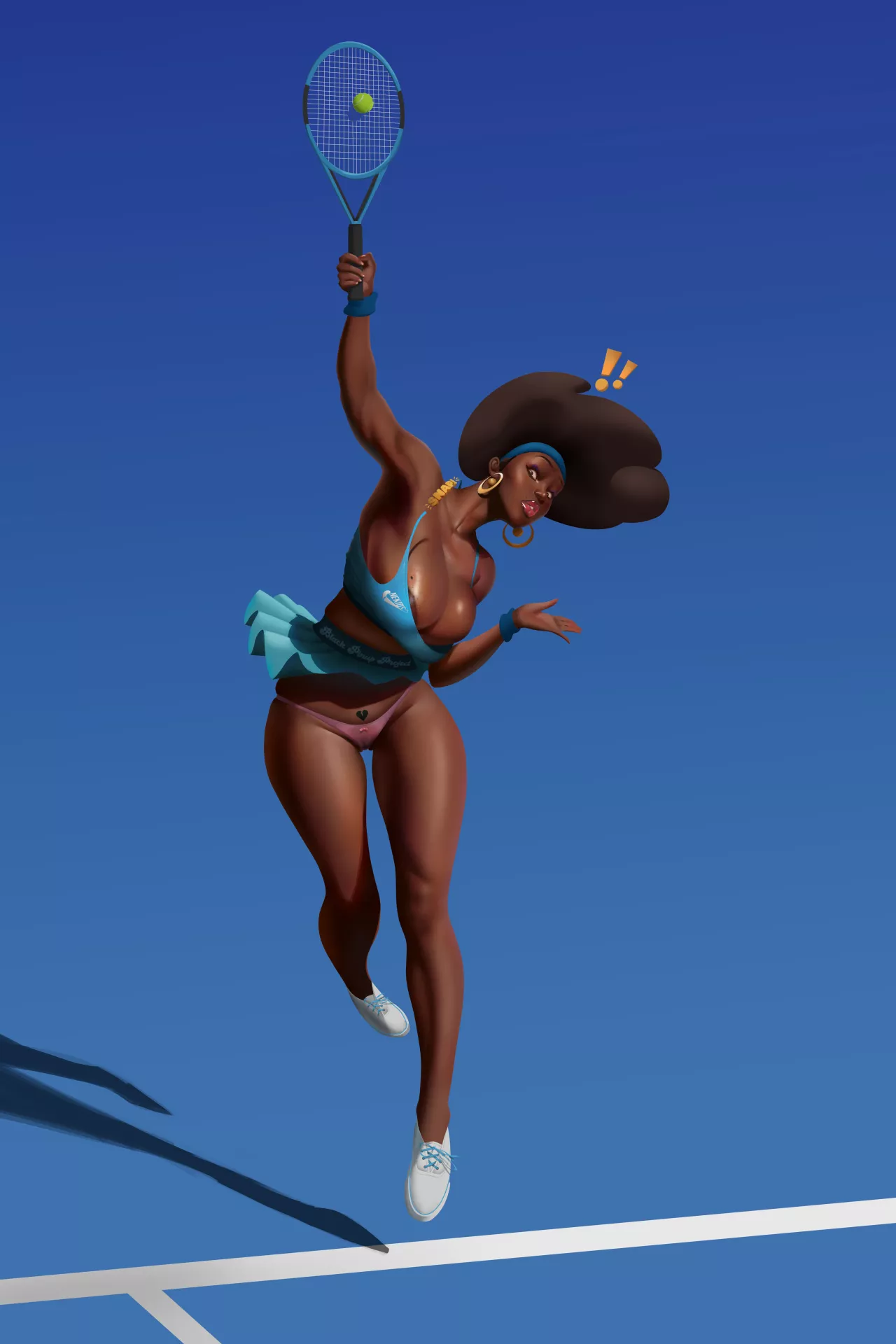 Tennis Outfits Are So Impractical posted by blackpinupproject