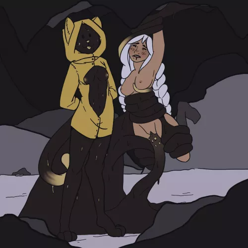 Tentacle cat by Jacc_Rabbitt