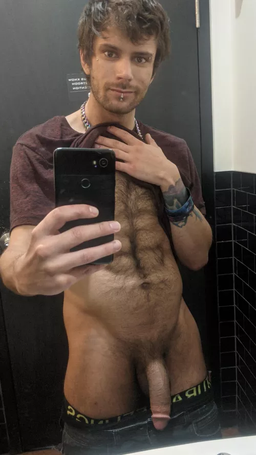 TGIF OHH public washrooms haha [M]y burger was so good. by Beirs1