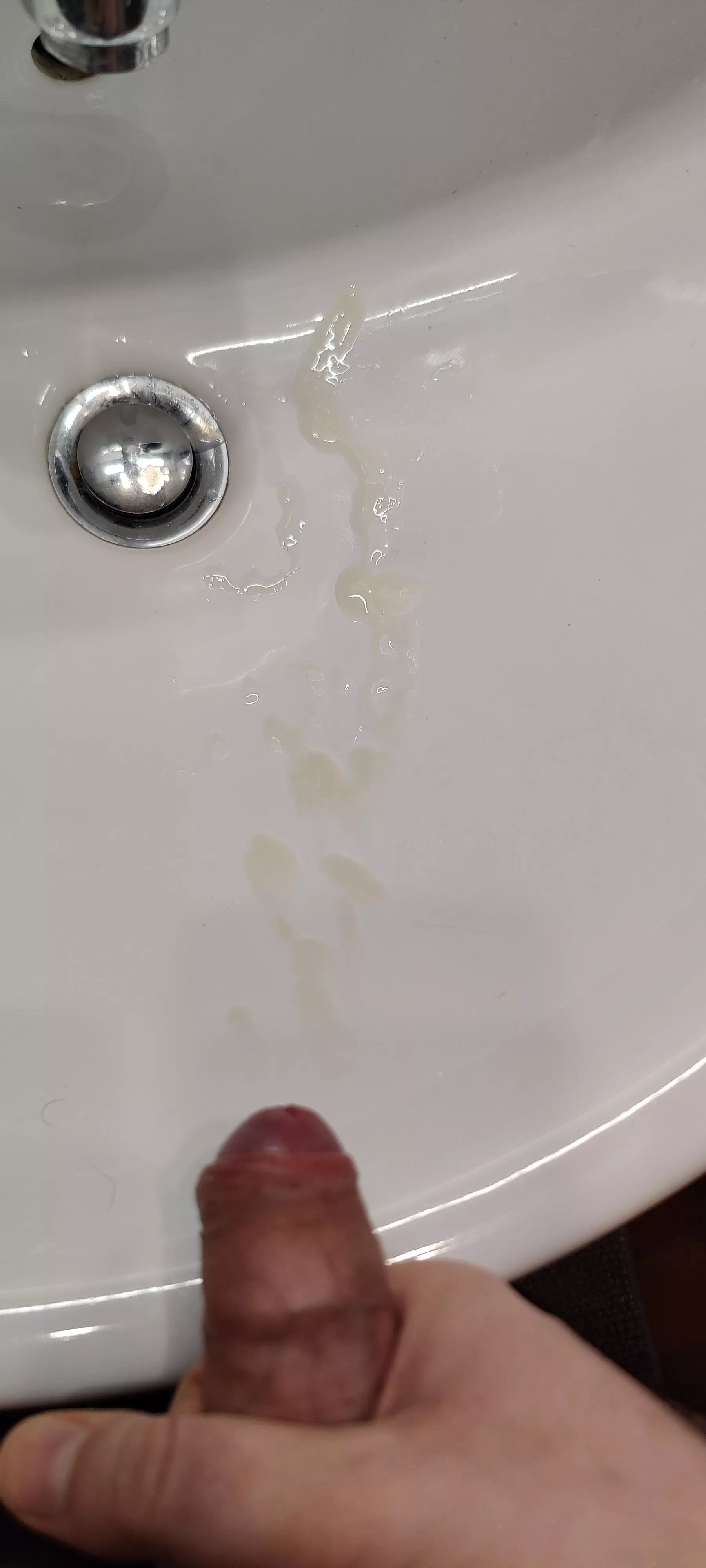 That felt good! posted by NudeInLockerRoom