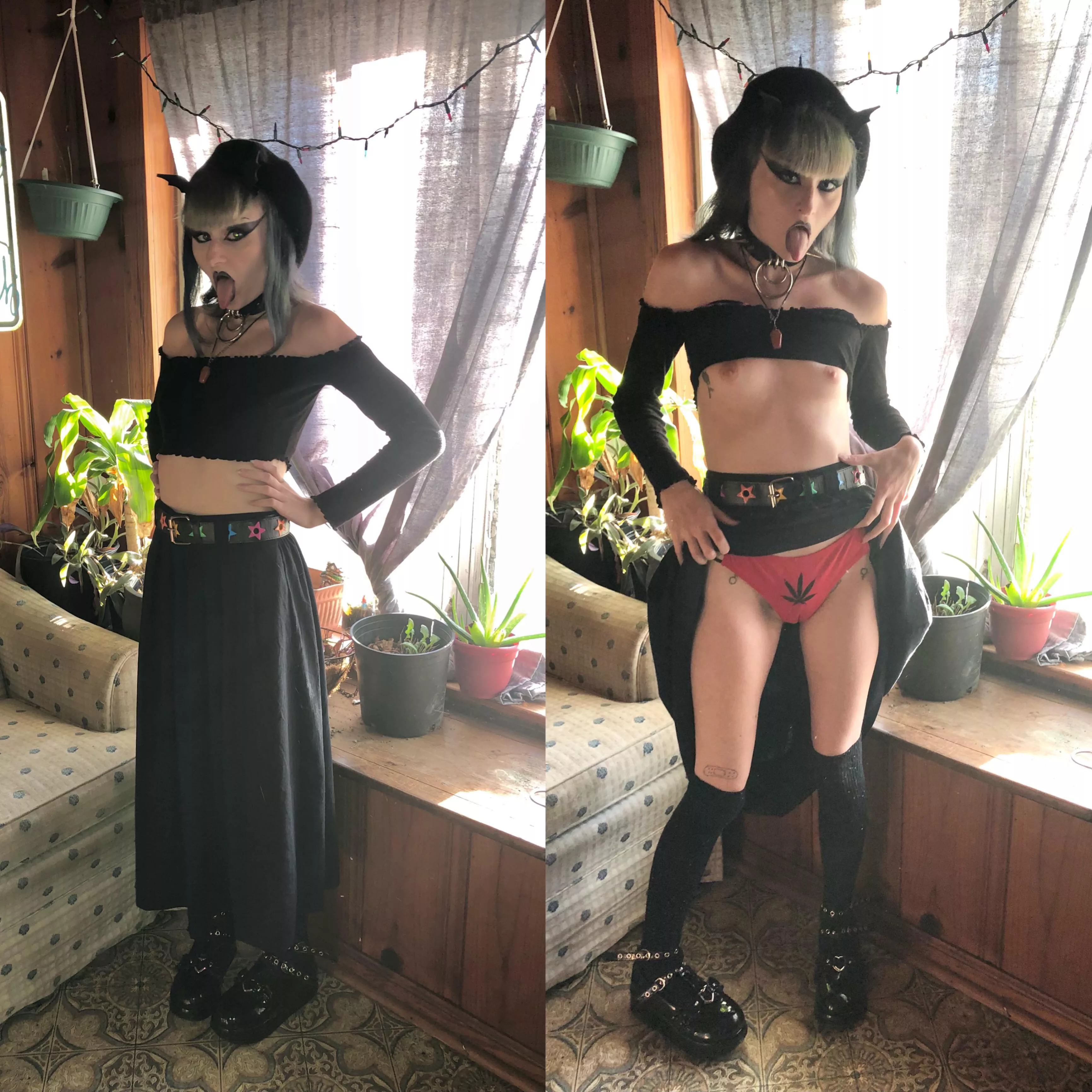 that goth girl down the street you’ve always wanted to see naked posted by gloomybabyy
