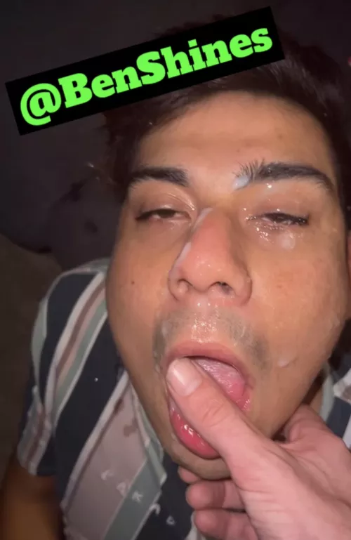 That look on his face when I was done nutting!! #priceless by Bennyshines