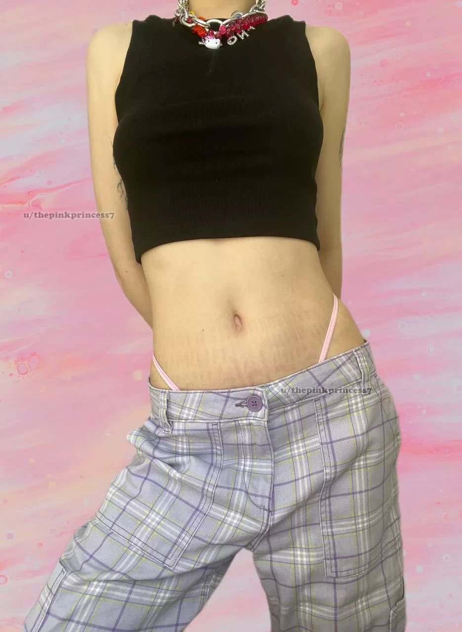 thats my first pants with THAT low waist. do you enjoy looking at me? posted by thepinkprincess7