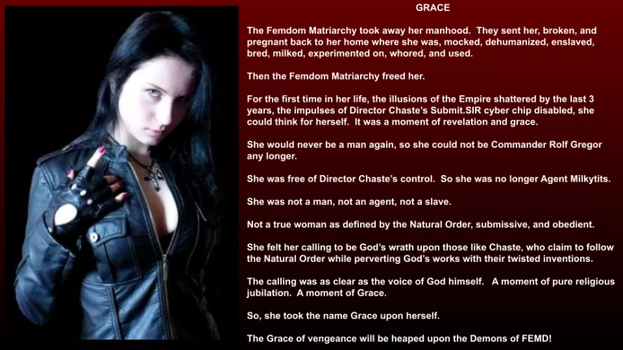 The Becoming of Grace (Link to the whole backstory in comments) by LordOseleon