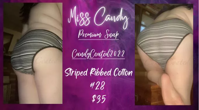 🍭 The best time to wear stripped panties is all the time [selling] posted by CandyCoated20212