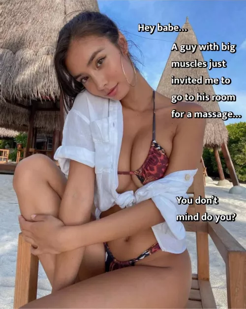 The bikini you bought her for vacation is paying off.. by Glendora99