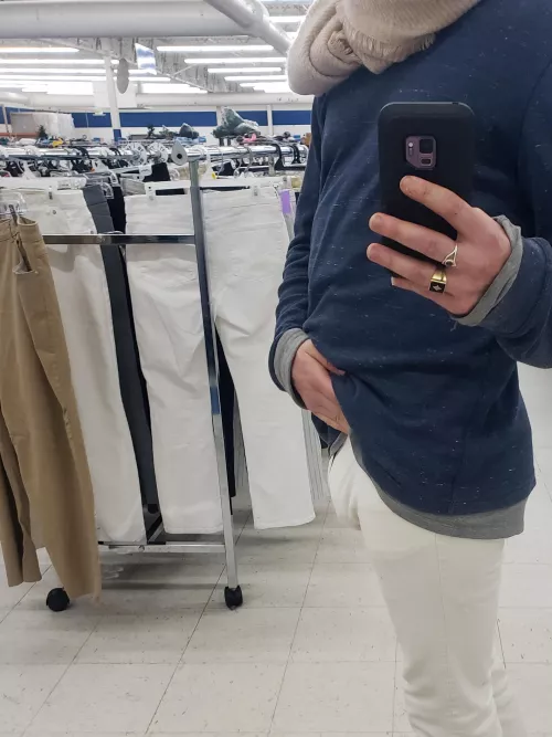 The cashier told me these white pants fit me perfectly 🥰 what do you think? by CygnetSociety