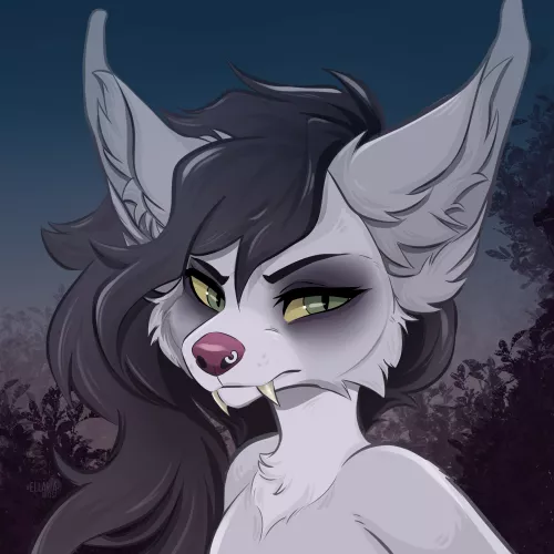 The cutest vampire chihuahua I've ever drawn! 🧡 for @pennywisespet (on twitter) - COMM OPEN by ellariaartist