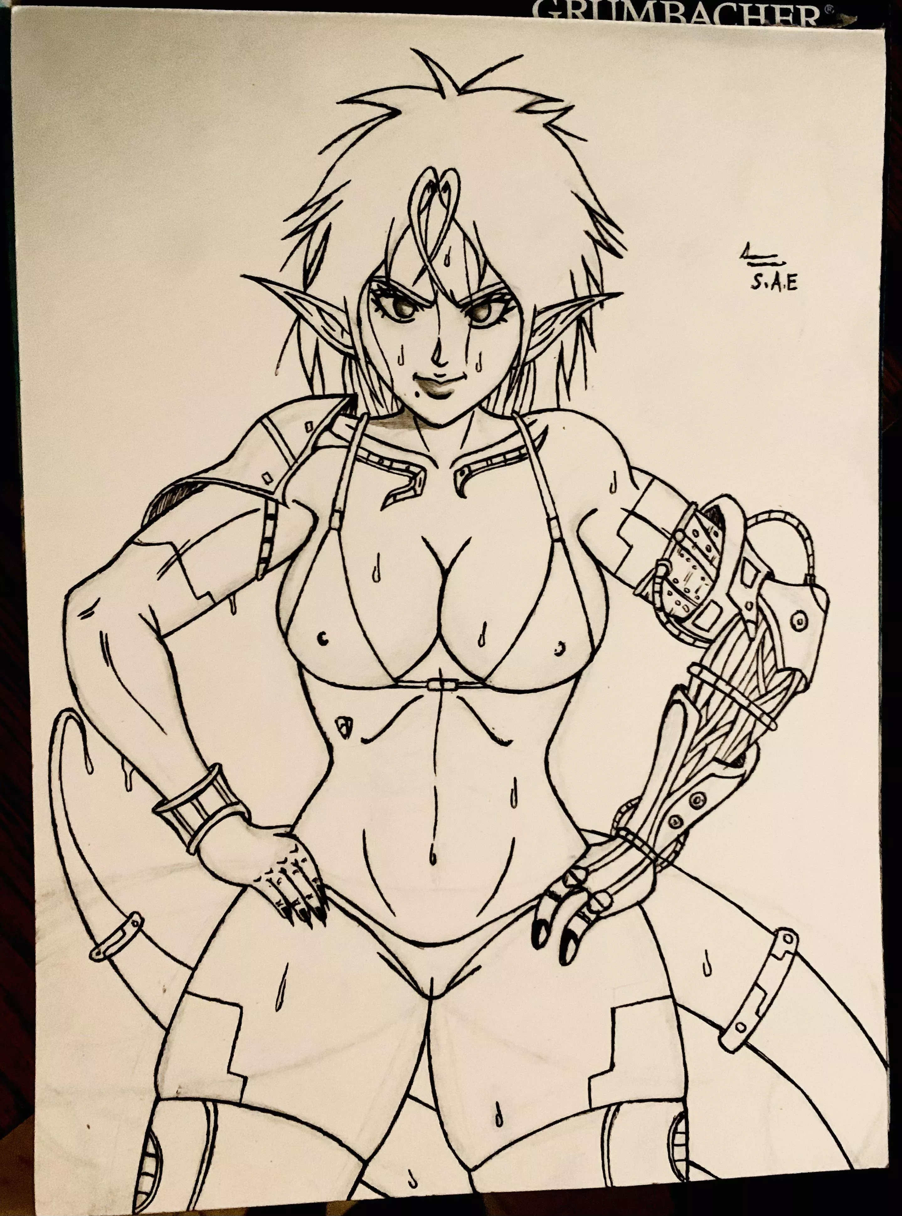 The cyborg elf with a tail. Hope everyone enjoys it. posted by ArtsForever