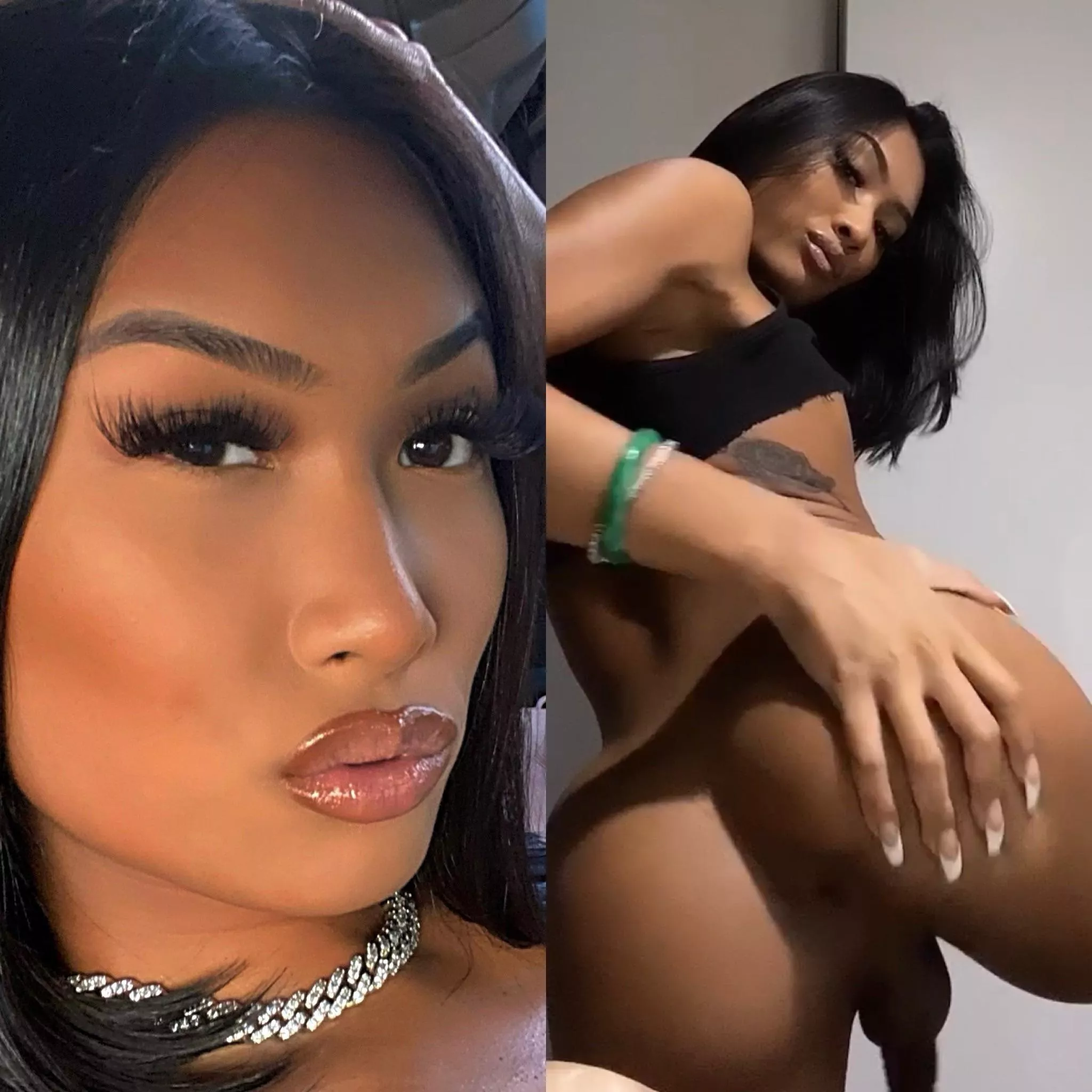 The Face Vs The Body 💕 posted by aaliyahshiesty