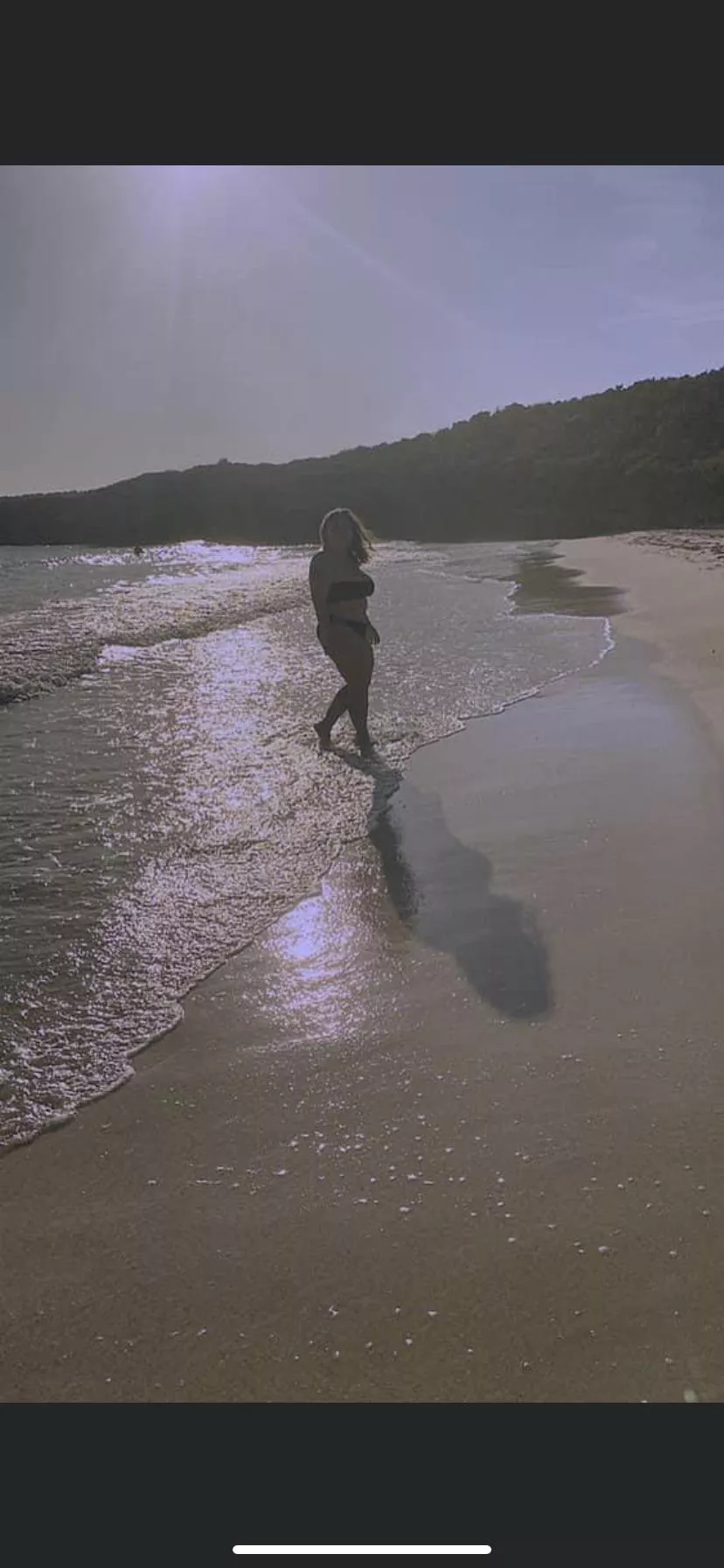 The fact you can see my boobs sticking out from that far away 🤷‍♀️ posted by According-Try-8005