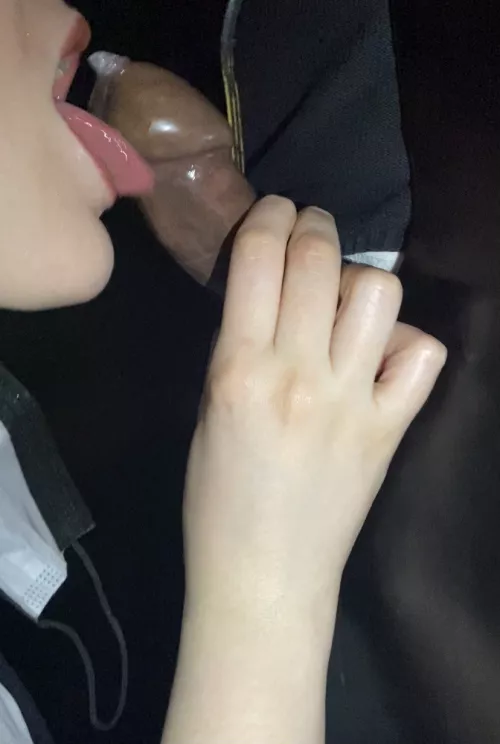 The first time I taste bbc and cucky filmed like a good boyfriend 😉 by Ok_Disaster_377