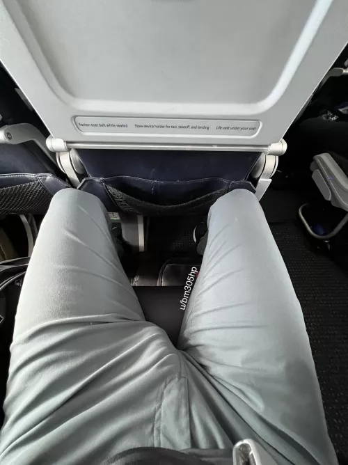 The flight attendant came by to check if my seat belt was fastened many times. by bm305hp