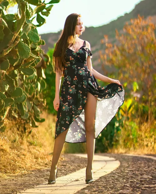 The floral dress by tatsianapaulava