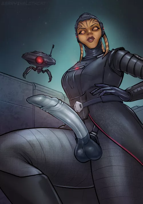 The Fourth Sister reveals her massive strap on Dildo! (Berrythelothcat) by Berrythelothcat