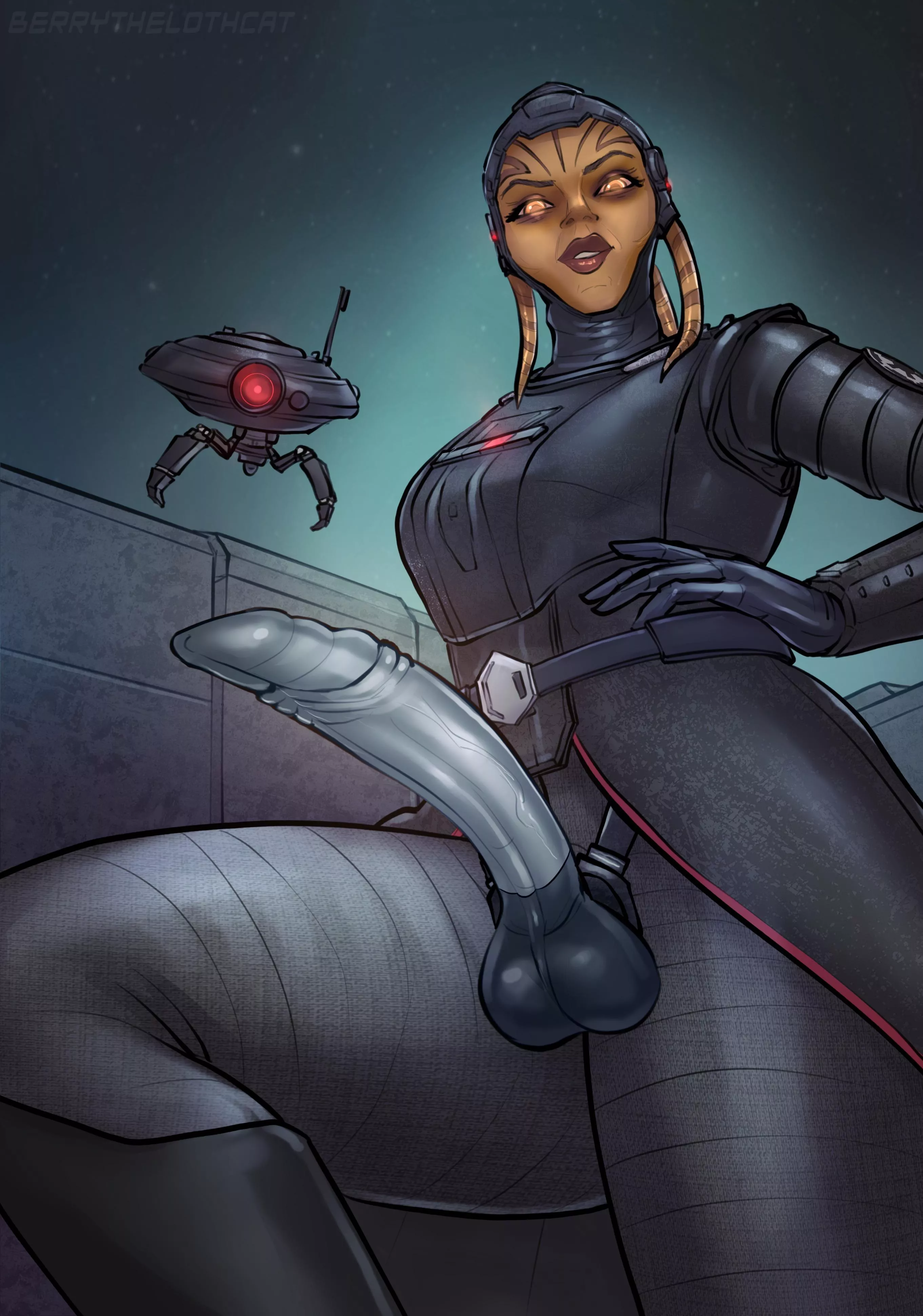 The Fourth Sister reveals her massive strap on Dildo! (Berrythelothcat) posted by Berrythelothcat